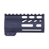 MCS AR-15 4″ AIR-LOK Series M-LOK Free Floating Handguard With Monolithic Top Rail - Anodized Black