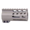 AR-15 4″ AIR-LOK Series M-LOK Compression Free Floating Handguard With Monolithic Top Rail - Flat Dark Earth