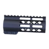 MCS AR-15 5″ AIR-LOK Series M-LOK Compression Free Floating Handguard With Monolithic Top Rail - Anodized Black
