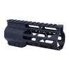 MCS AR-15 5″ AIR-LOK Series M-LOK Compression Free Floating Handguard With Monolithic Top Rail - Anodized Black