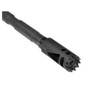 MCS Steel Competition Grade Muzzle Brake Recoil Compensator for AR-15 .223, 1/2"x28 thread, Gunmetal Black 