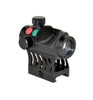 Presma Red Hawk Series Compact Reflex Red/Green Dot Scope with Integrated 1" High Profile Picatinny Mount 