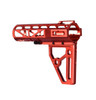 MCS Skeletonized Pistol Arm Brace Anodized Aluminum V2 Red 