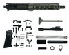 MCS AR-15 5.56 Nato 10.5″ Pistol Upper Complete Build Kits Assembled Black barrel Upper 