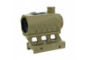 MCS Dual Illuminated Red Dot W/ Riser Mount Tan 