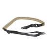 MCS Tactical 2 Point Sling with 2 Quick Detach Hooks Tan Paracord 