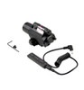 MCS Tactical LED Flashlight and Red Laser Sight Combo 