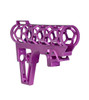 MCS Skeletonized 223/5.56/308 Stabilizing Fin for 6 Position Mil Spec Tubes, Purple Anodized Aluminum 