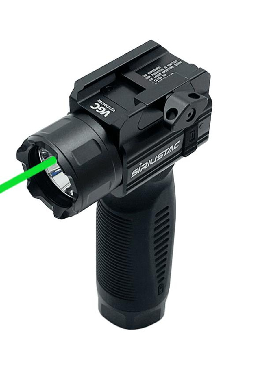 MCS VGC Rechargeable 1600Lumen Foregrip Light w/ Green Laser 