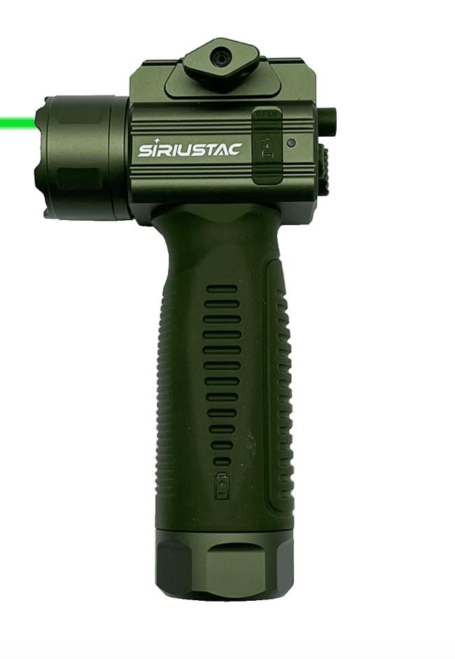 VGC Rechargeable 1600Lumen Foregrip Light w/ Green Laser
