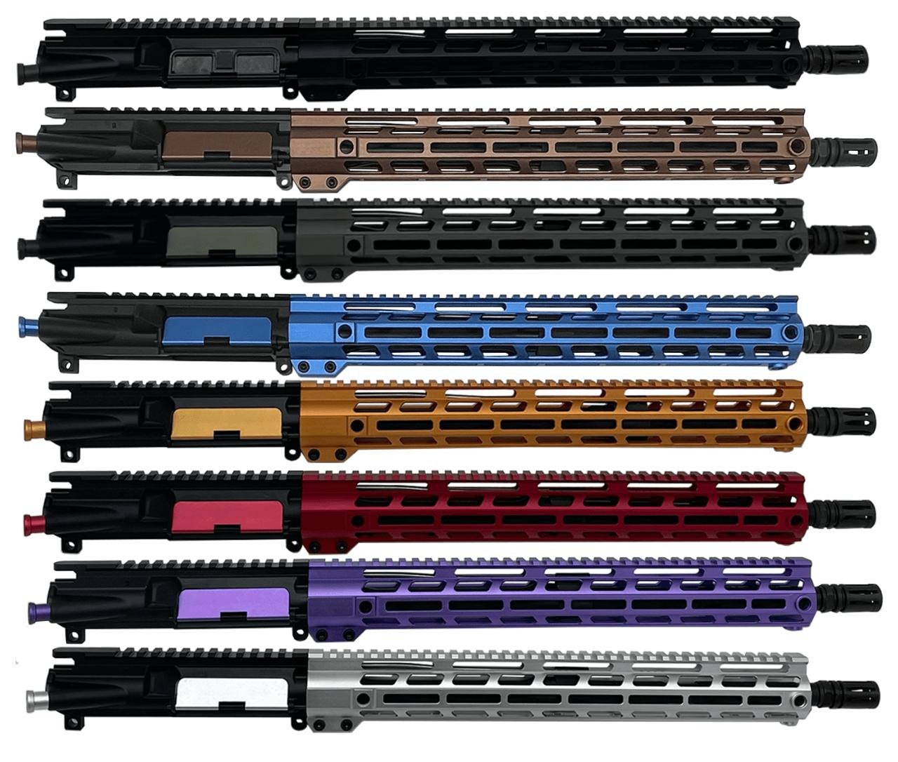 16″ AR-15 300 Blackout Rifle Upper, Black Barrel, 1:8 Twist, 15″ Rail