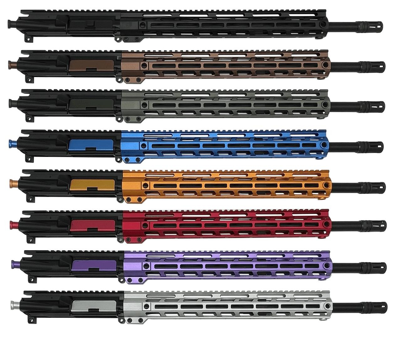 18″ AR-15 6.5 Grendel Rifle Upper, 1:8 Twist, 15″ Rail