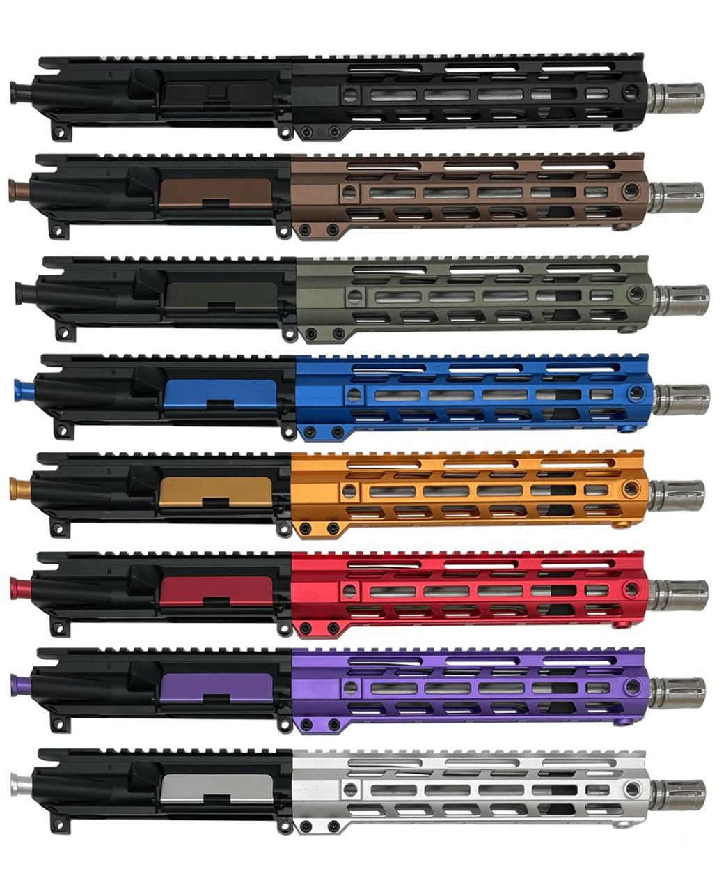 MCS 10.5″ AR-15 5.56 NATO Pistol Upper, Stainless Steel M4 Barrel 1:7 Twist, 10″ Rail 