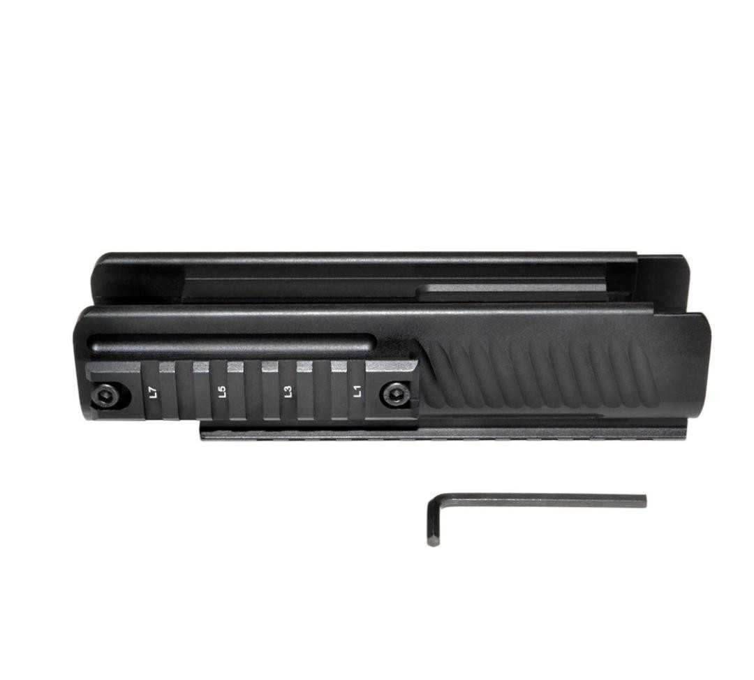 ローガン Remington 870 Shotgun Lower Forend Handguard Tri Rail