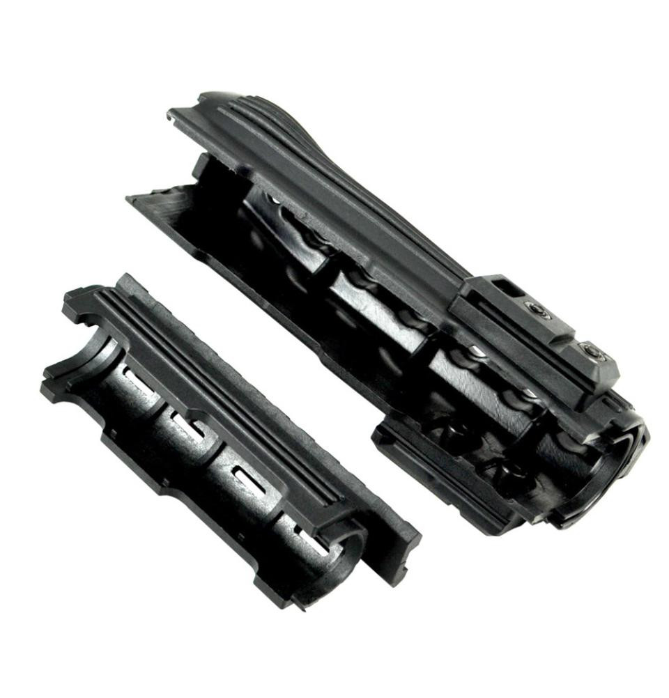 AK47/AK74 2 Piece Polymer OverMold Railed Handguard