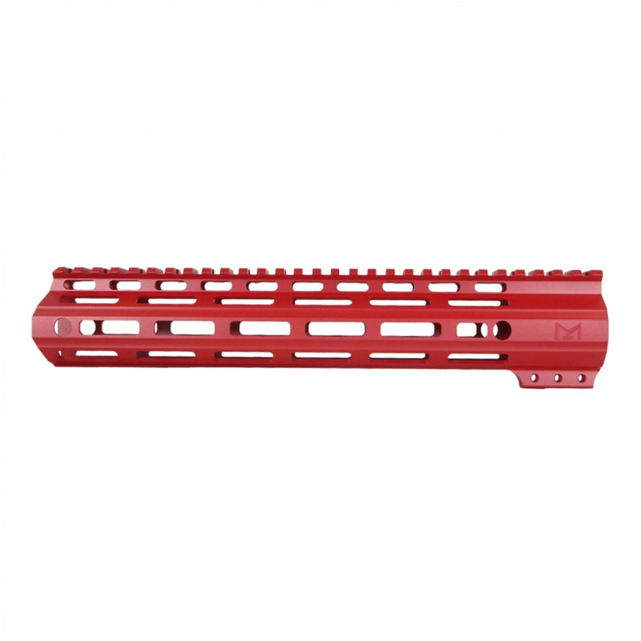 MCS AR-15 M-Lok Super Slim Light Free Float Handguard MADE IN USA Red Options Available 