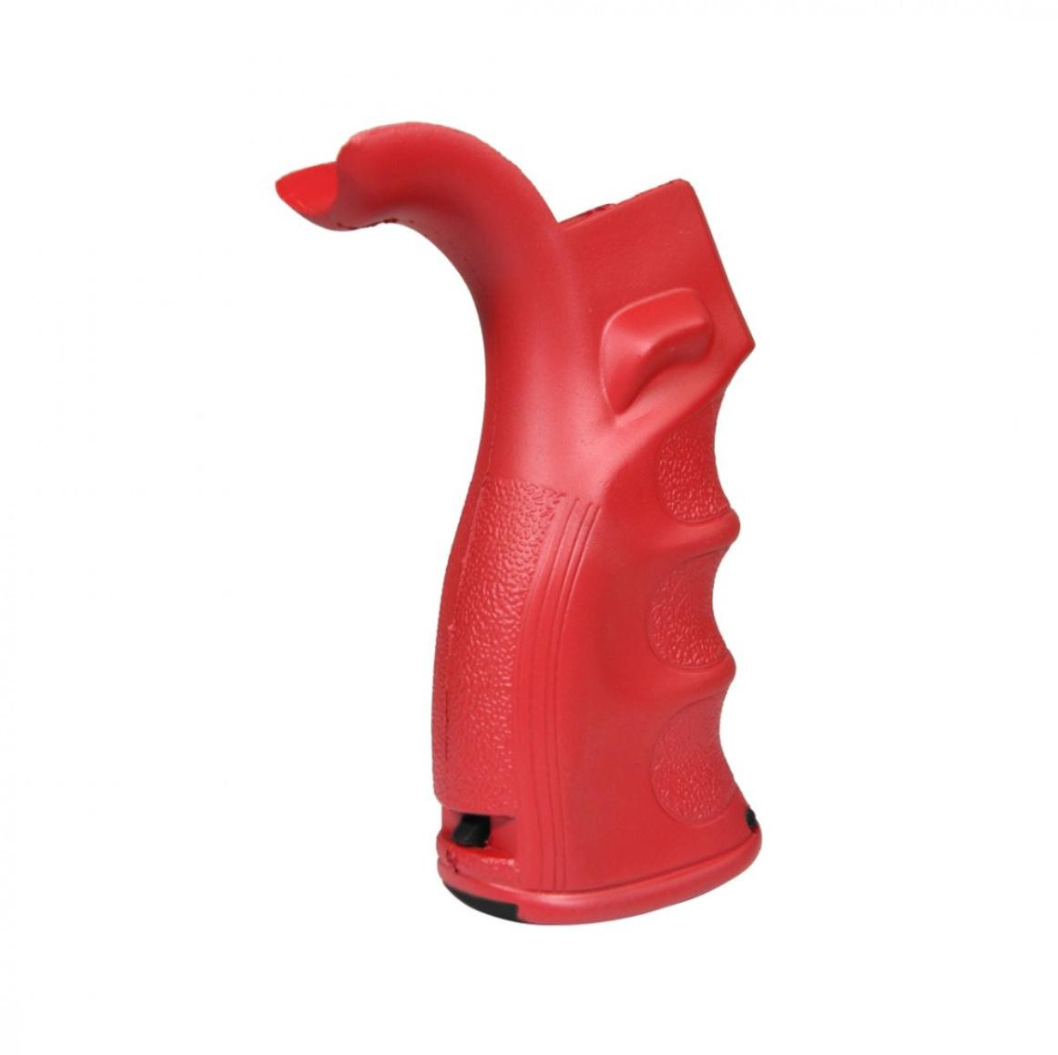 AR-15/10 Pistol Grip Trap door in bottom Cerakote Red