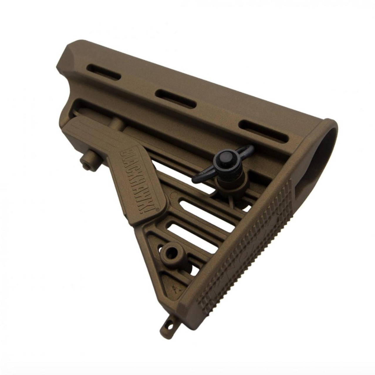 MCS AR-15 M4 Blackhawk Knoxx Collapsible Mil-spec Stock - Cerakote Burnt Bronze 