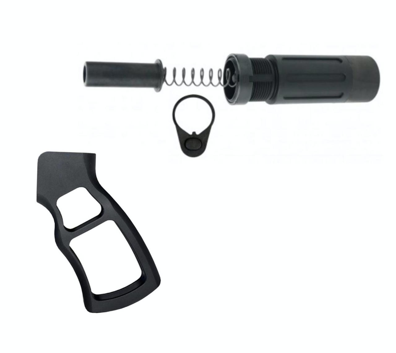 Short Buffer 2 Part kit Anodized Colors