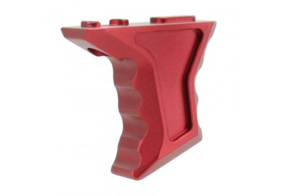 Aluminum Mlok Angled Hand stop Version 2 Red