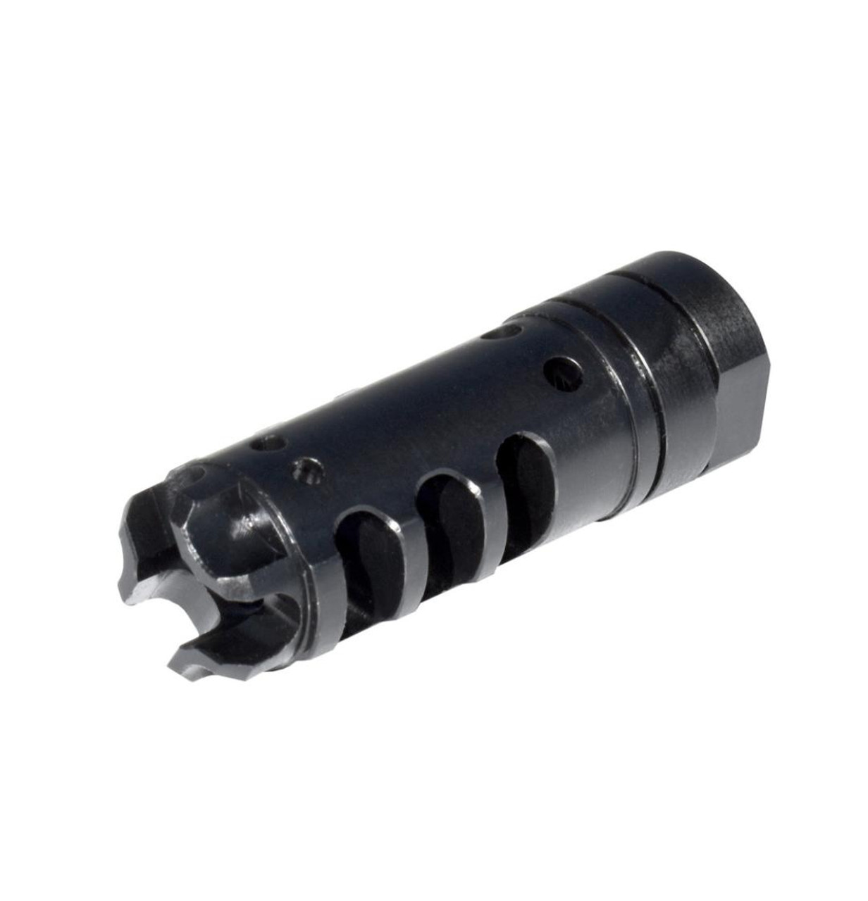MCS 5/8″x24 Steel Muzzle Brake for 308, Black MZ-16-02-B 