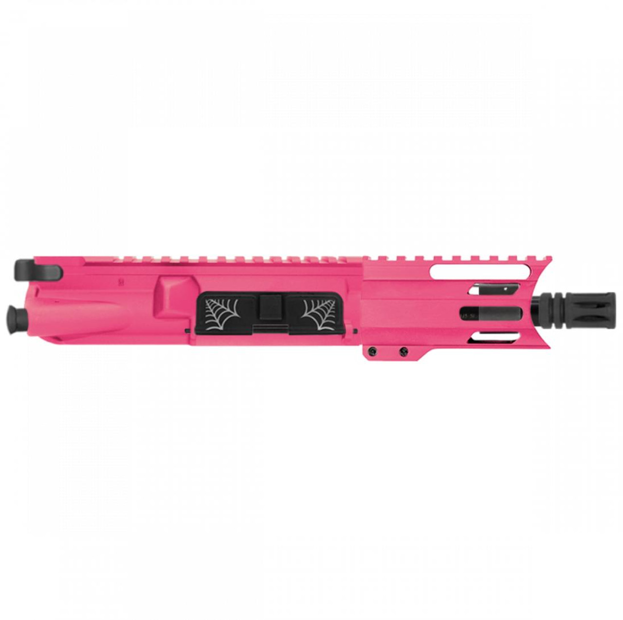 MCS AR-15 5.56 NATO SPIDER 5'' PISTOL UPPER WITH 4'' HANDGUARD PINK 