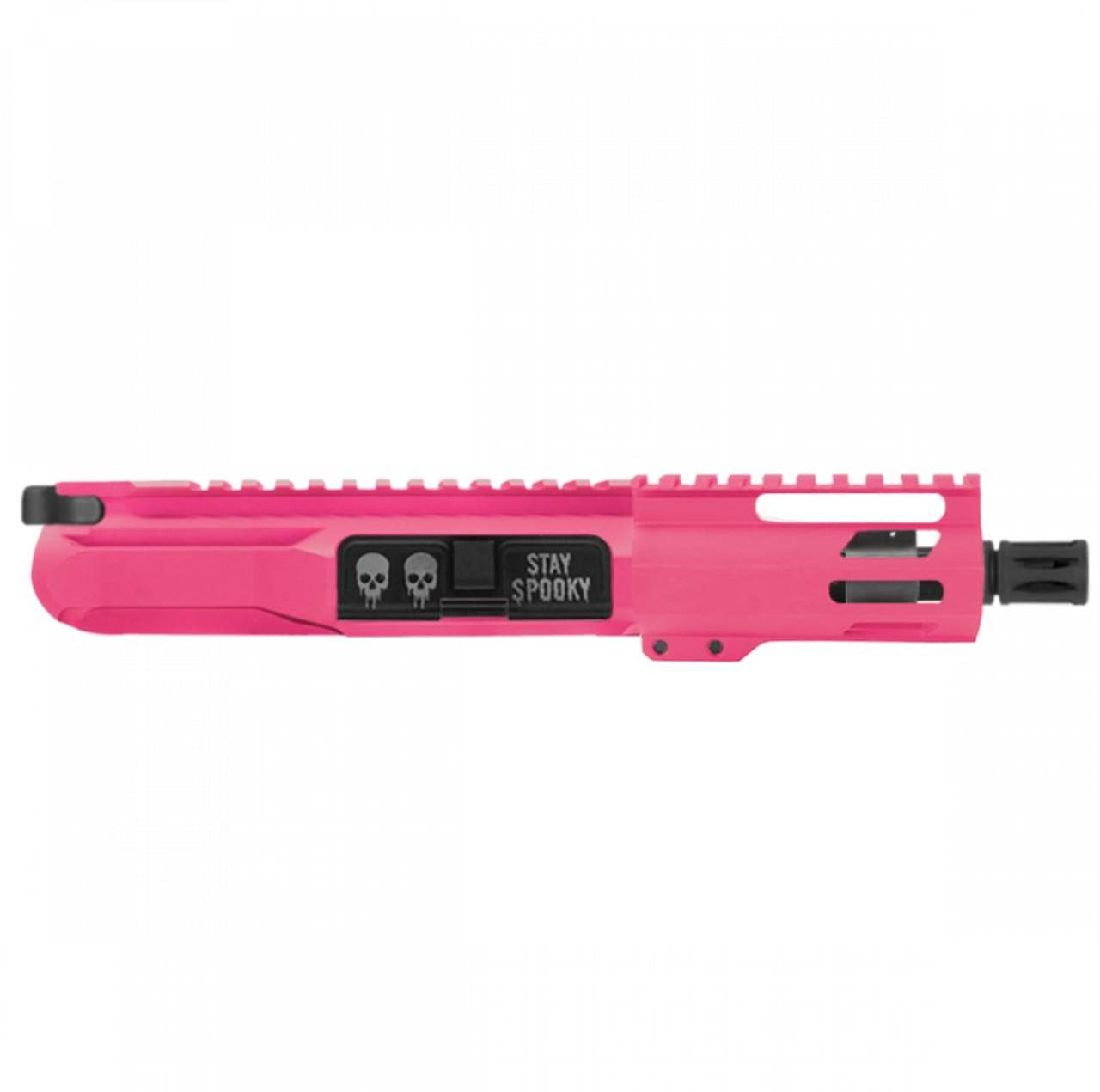 MCS AR-15 5.56 NATO SPOOKY 5'' PISTOL UPPER WITH 4'' HANDGUARD PINK 