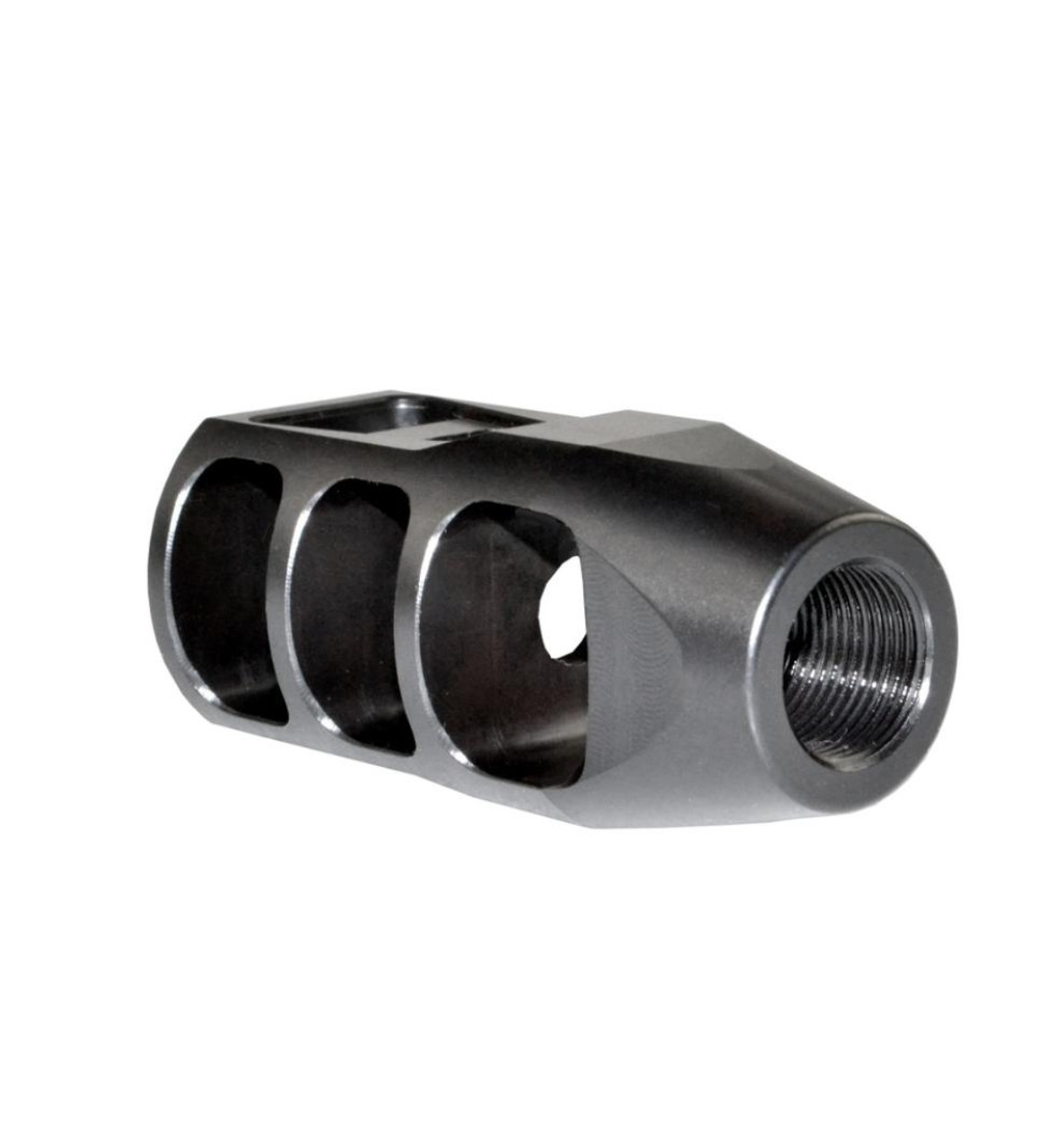 MCS 11/16”x24 Shark Muzzle Brake for .450 Bushmaster Black 