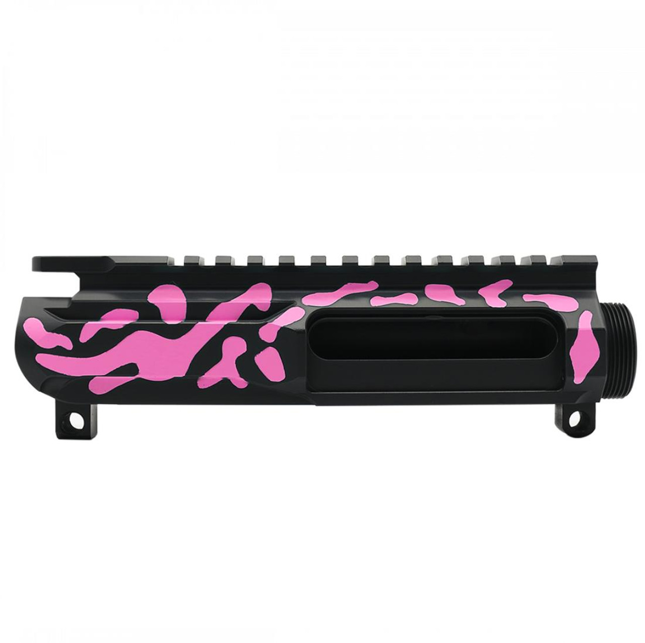 MCS CERAKOTE CAMO AR-15/47/9/300 Billet Upper Receiver Black and Pink - Made in USA 