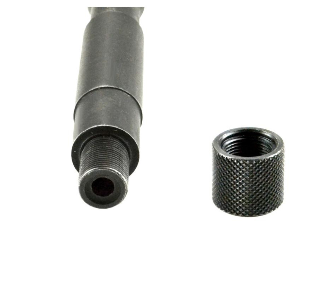 MCS AR-15 Barrel Thread Protector Nut for 1/2"x28 Muzzle Threading Black Carbon Steel 