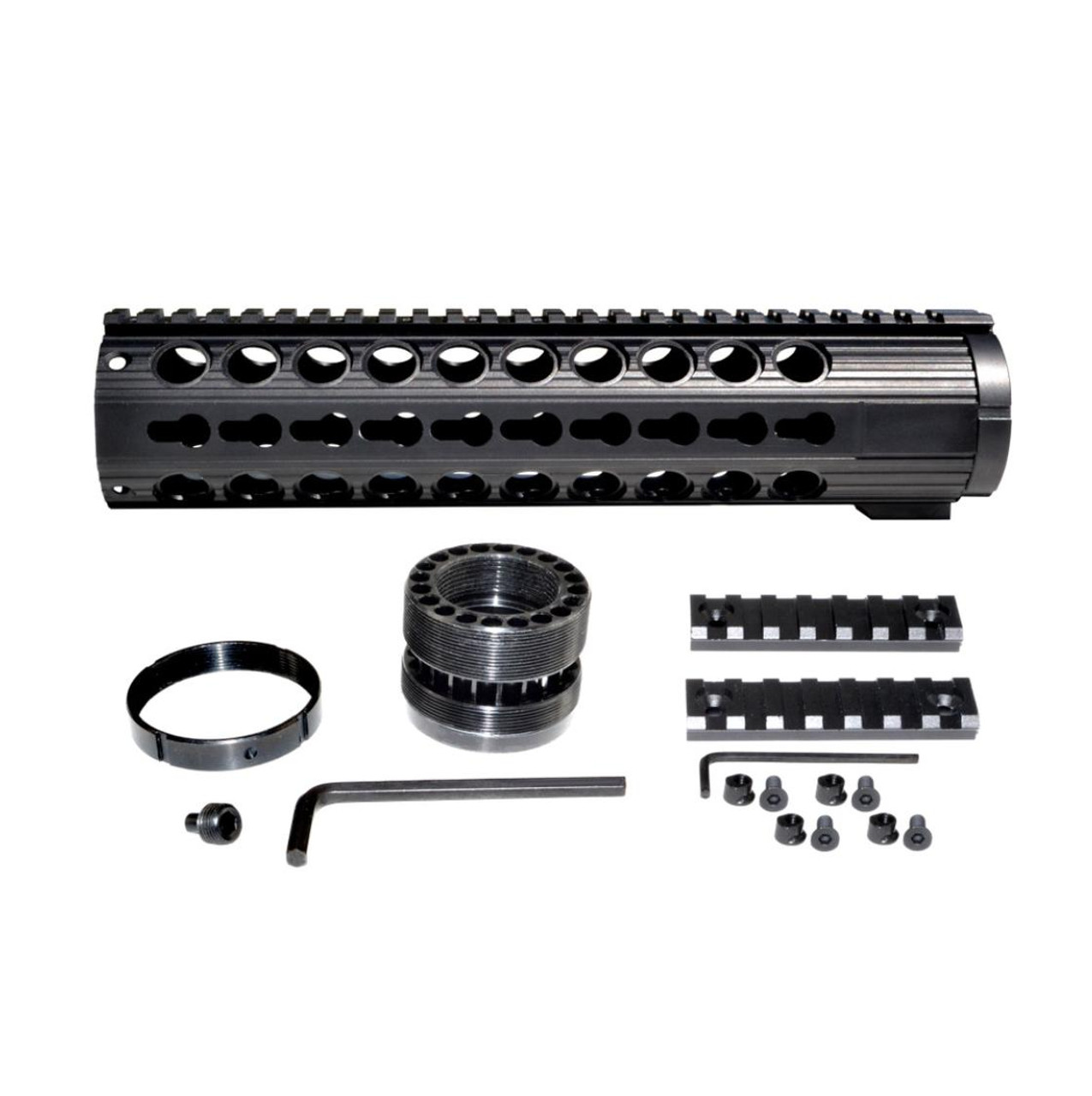 MCS 10.437" Free Float Keymod Handguard for 308 Low Profile Large 1.935" ID 