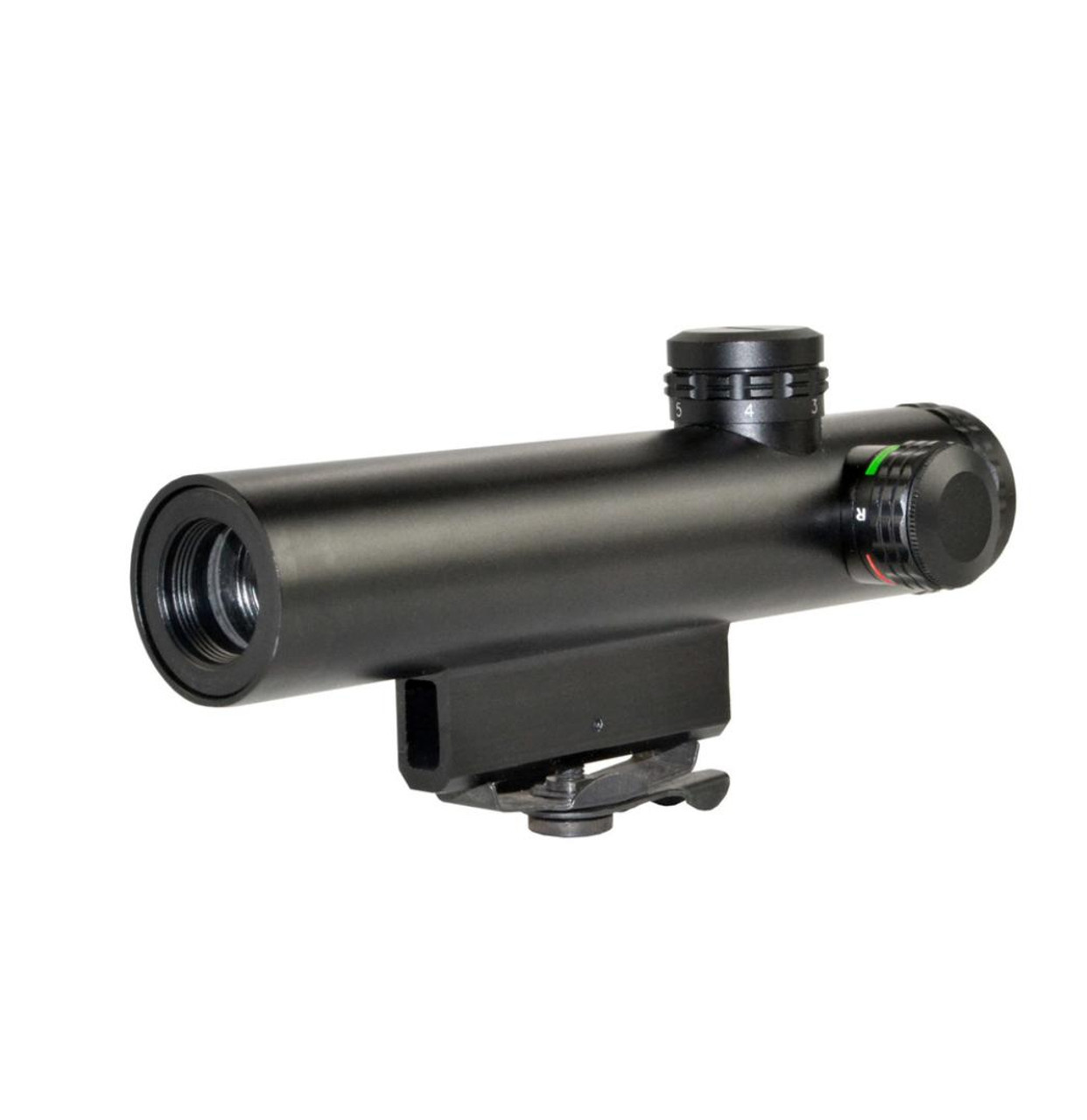 MCS 4X20 Compact Red/Green Illuminated Reticle Scope, Duplex with Carry Handle & Picatinny Mounts 