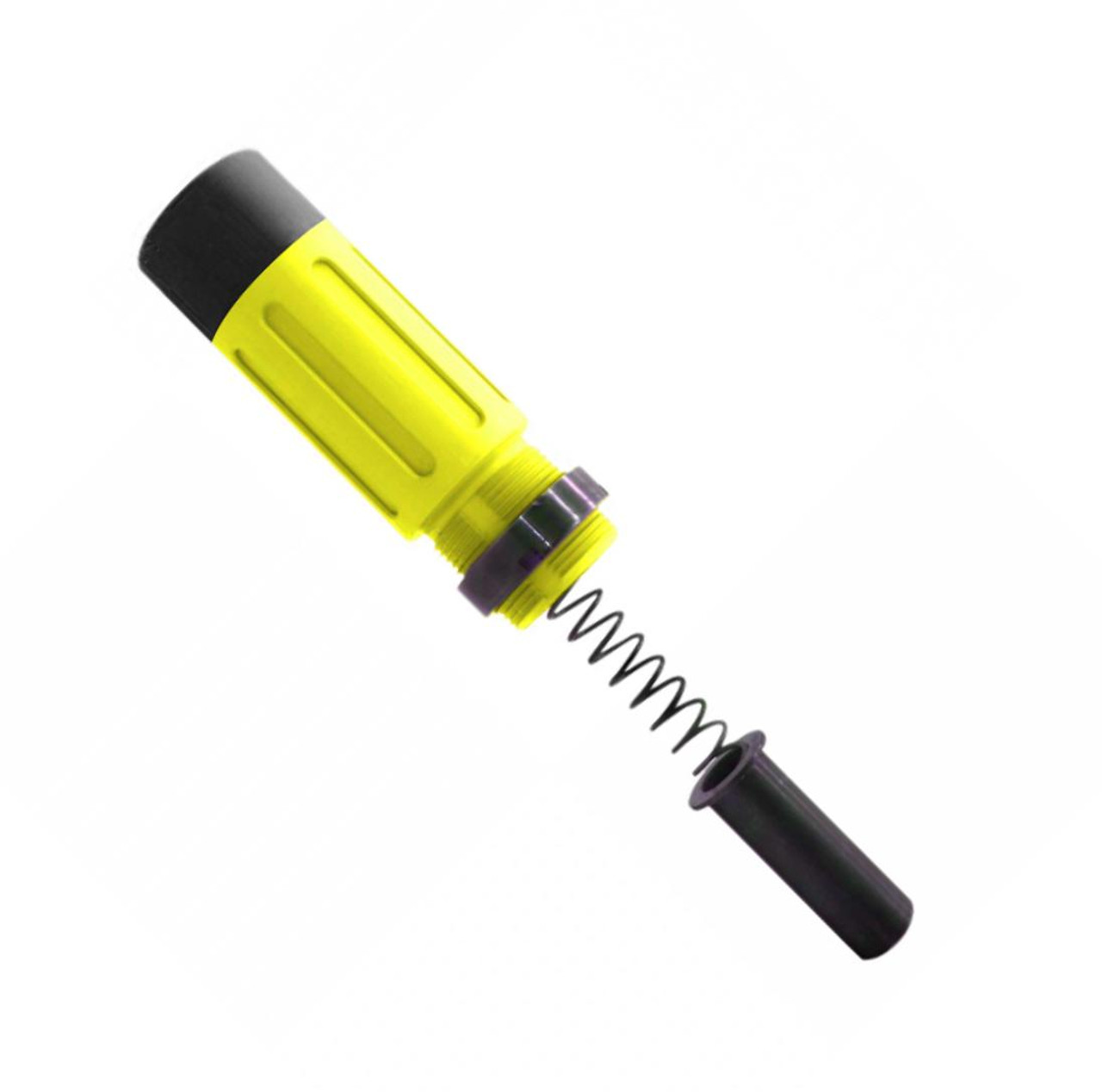  MCS AR-15 Complete Compact Short Buffer Tube Kit 3.5'' Cerakote - Lemon Yellow W/ Black Cap 