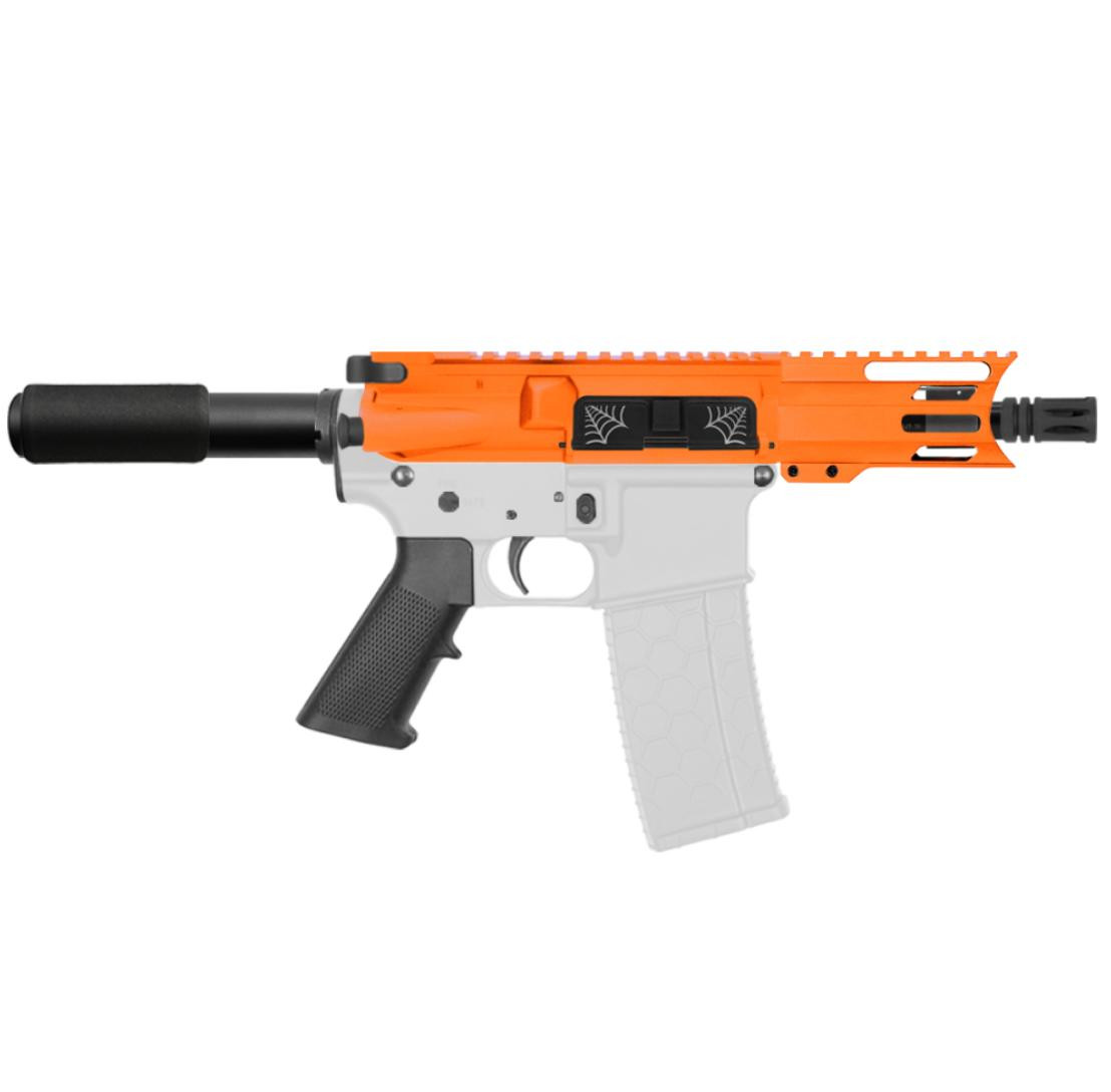 ガングリップとチューンナップアブリール AR-15 5.56 NATO 5'' SPIDER PISTOL KIT - FORGED UPPER WITH 4