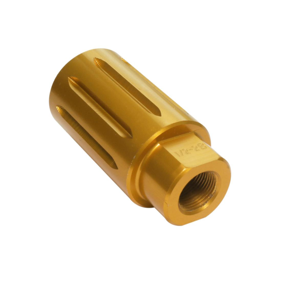 AR-15/.223/5.56 Flash Can Muzzle Brake - Anodized Gold