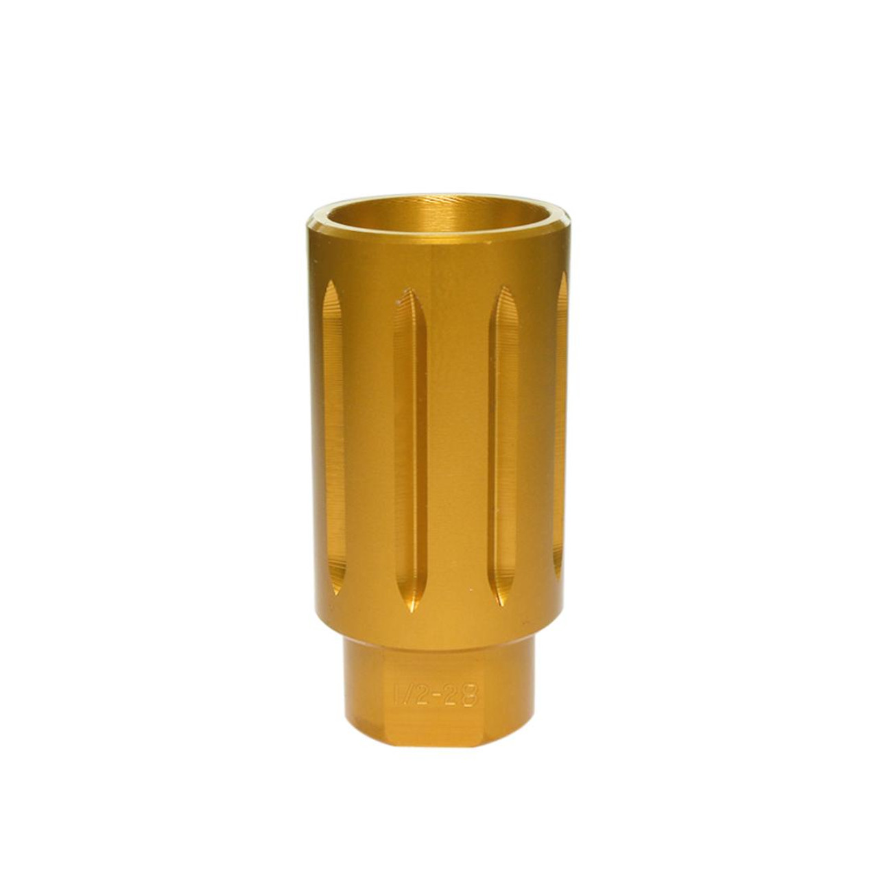 MCS AR-15/.223/5.56 Flash Can Muzzle Brake  - Anodized Gold 