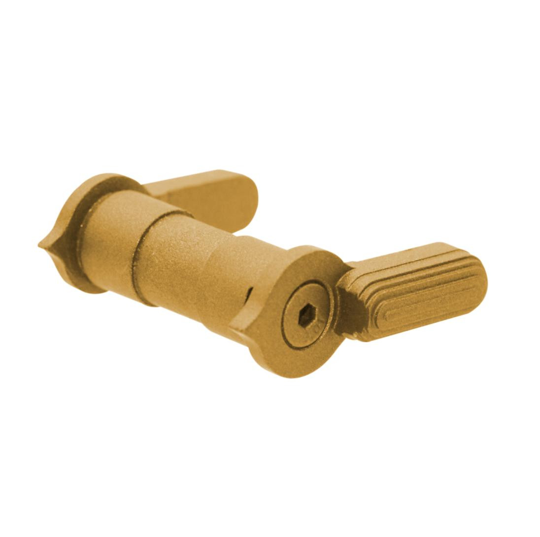 AR-15 Dual Safety Selector Lever - Cerakote Gold