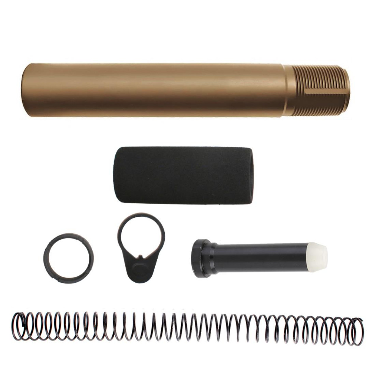 MCS AR-15 5.56 NATO 5'' PISTOL KIT - BILLET UPPER WITH 4'' HANDGUARD - CERAKOTE CAMO 