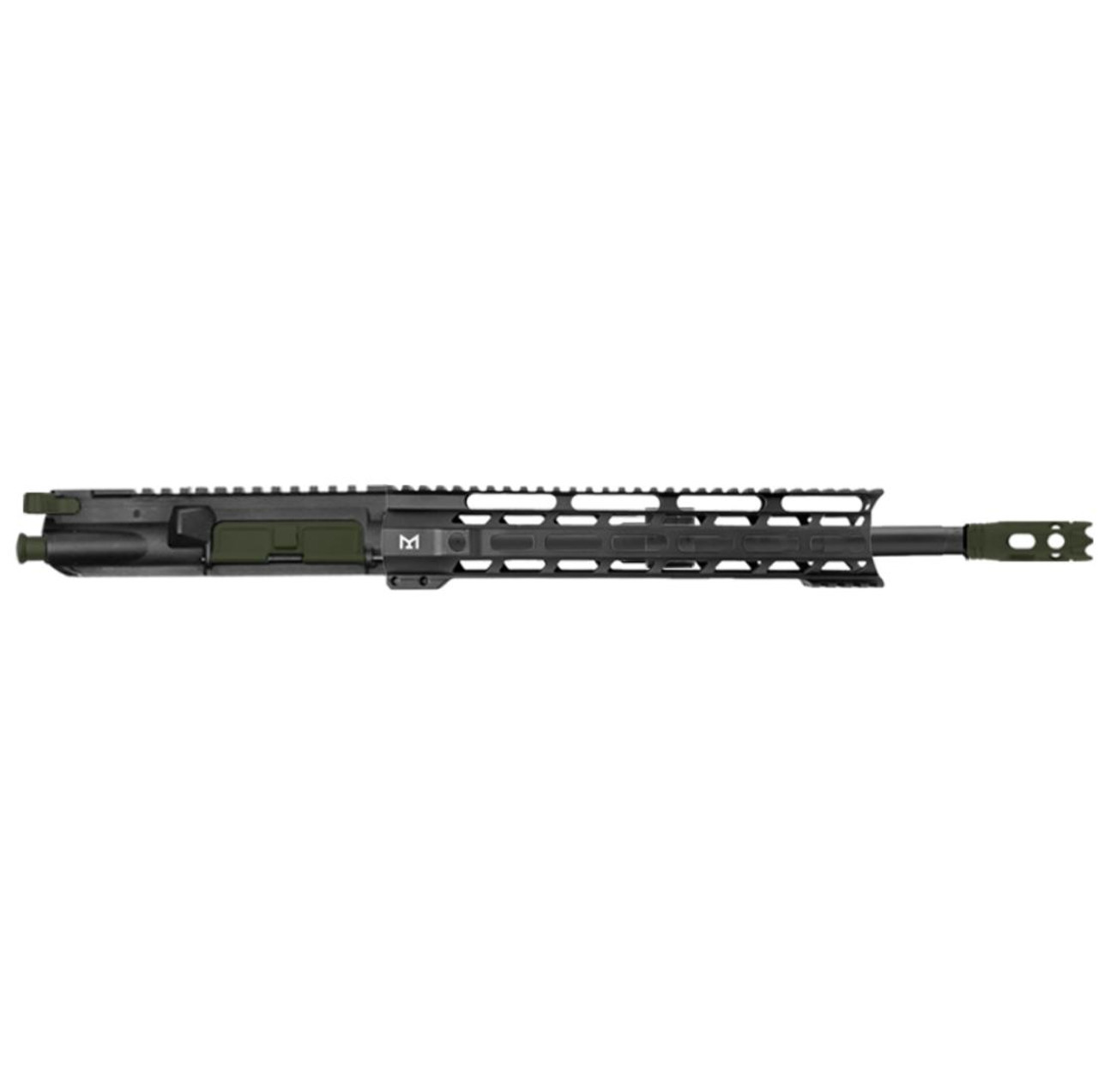 MCS AR-15 5.56 NATO 16" CARBINE KIT WITH 12" M LOK HANDGUARD - CERAKOTE OD GREEN 