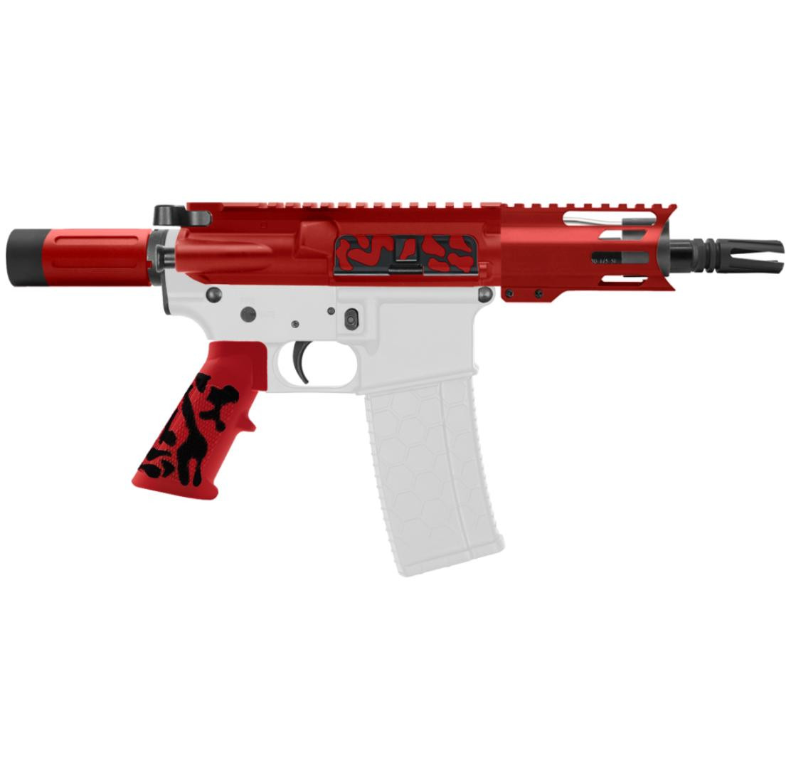 AR-15 5.56 NATO 5'' MICRO PISTOL KIT - BILLET UPPER WITH 4