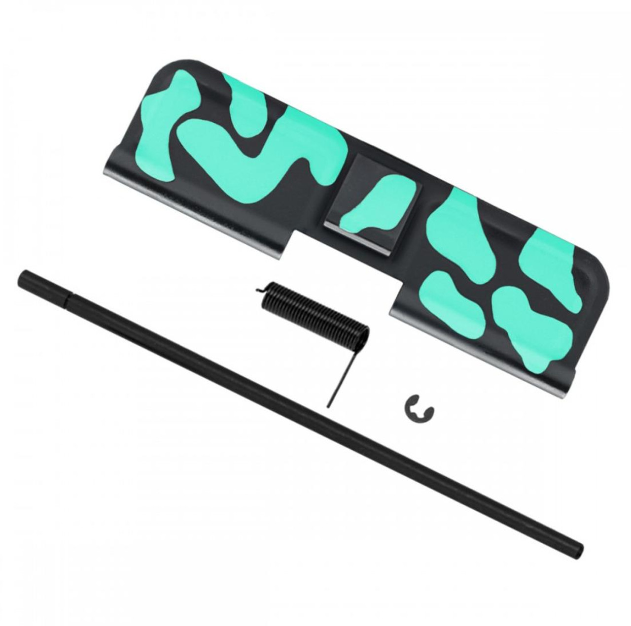 MCS AR-15 5.56 NATO 5'' PISTOL UPPER - BILLET UPPER WITH 4'' HANDGUARD C CUT - CERAKOTE ROBINS EGG CAMO 