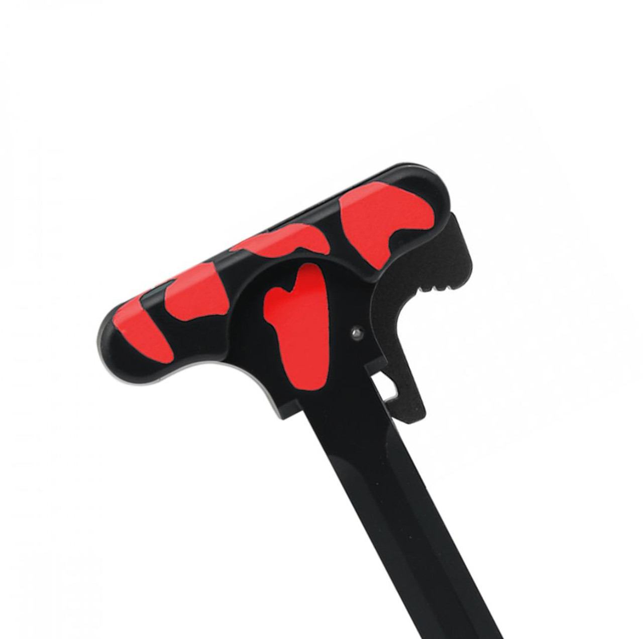 MCS AR-15 5.56 NATO 5'' PISTOL UPPER - BILLET UPPER WITH 4'' HANDGUARD C CUT - CERAKOTE RED CAMO 