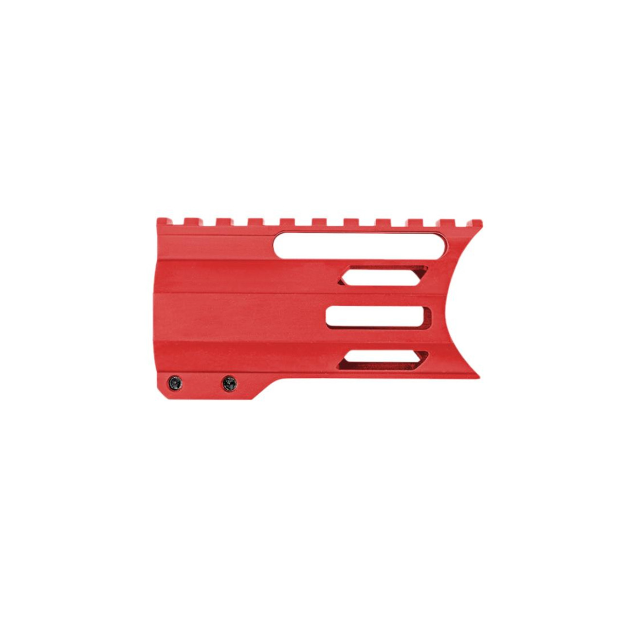 MCS AR-15 5.56 NATO 5'' PISTOL UPPER - BILLET UPPER WITH 4'' HANDGUARD C CUT - CERAKOTE RED CAMO 
