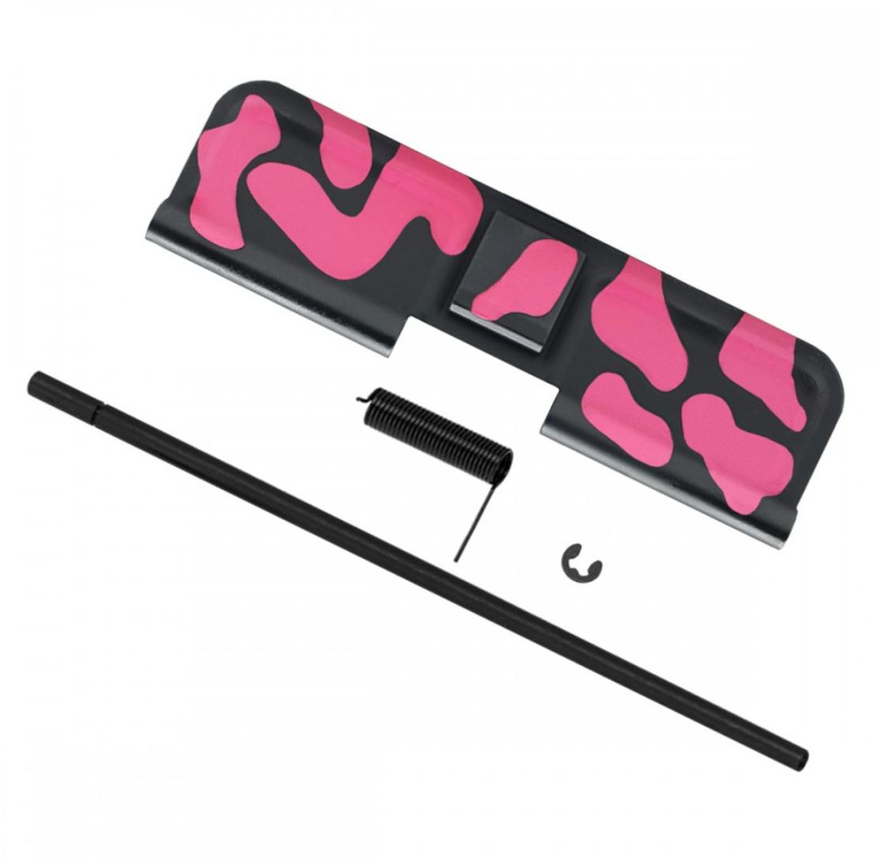 MCS AR-15 5.56 NATO 5'' PISTOL UPPER - BILLET UPPER WITH 4'' HANDGUARD C CUT - CERAKOTE PINK CAMO 