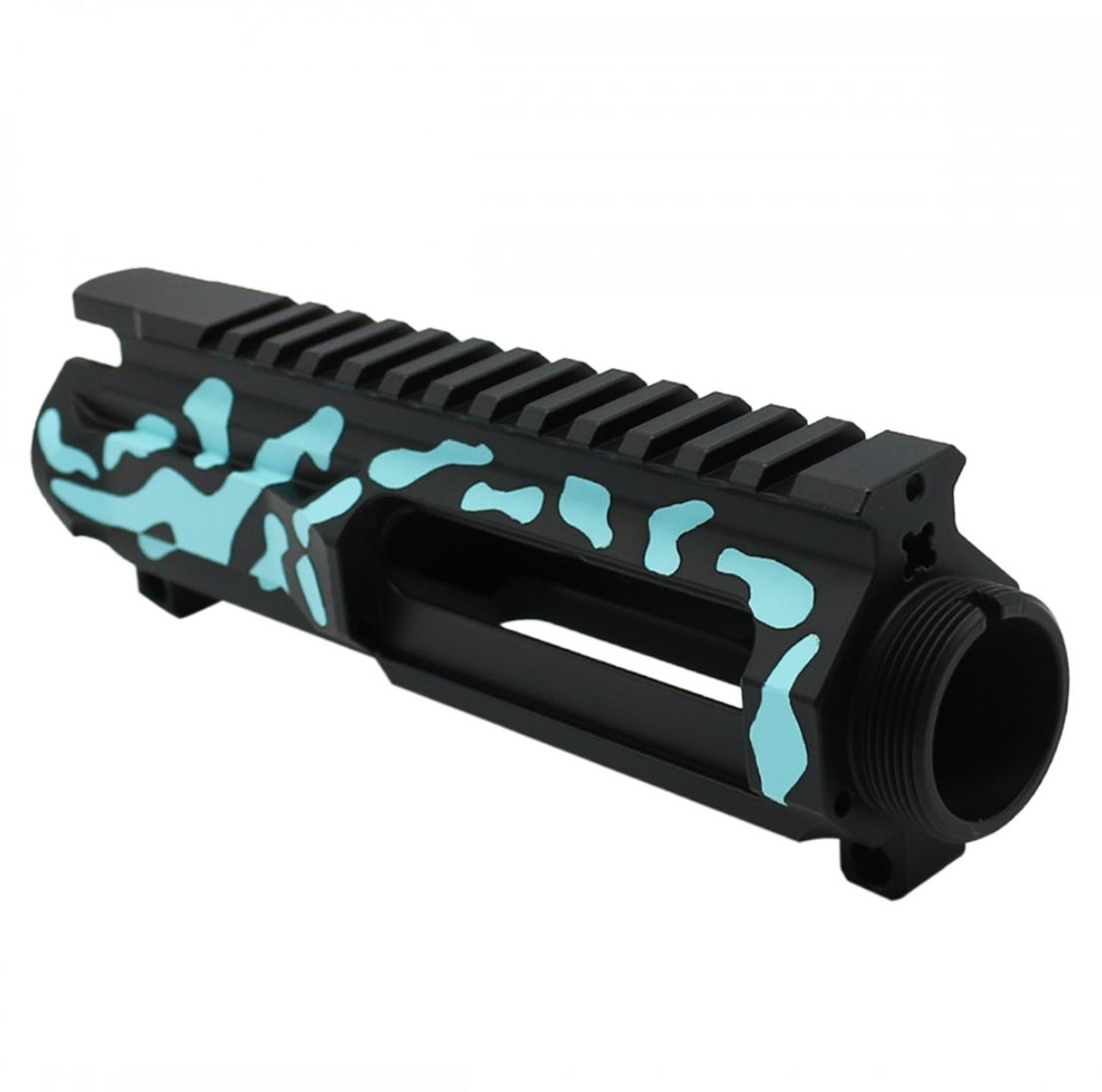 MCS AR-15 5.56 NATO 5'' PISTOL UPPER - BILLET UPPER WITH 4'' SUPER SLIM FREE FLOAT HANDGUARD - CERAKOTE ROBINS EGG CAMO 