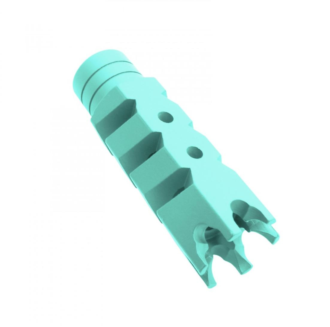 AR-15/.223/5.56 Shark Muzzle Brake 1/2x28 Pitch Thread - Cerakote