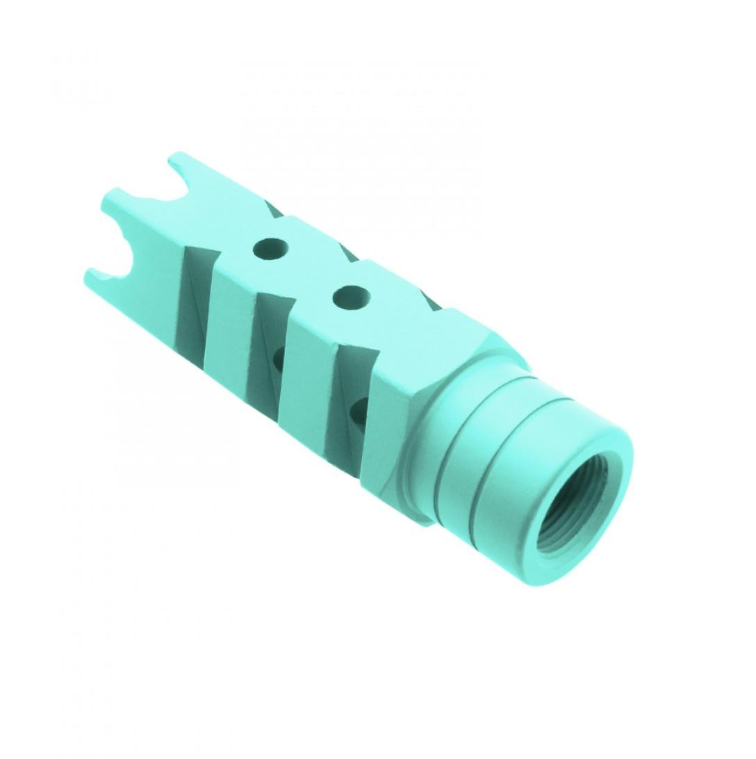 AR-15/.223/5.56 Shark Muzzle Brake 1/2x28 Pitch Thread - Cerakote