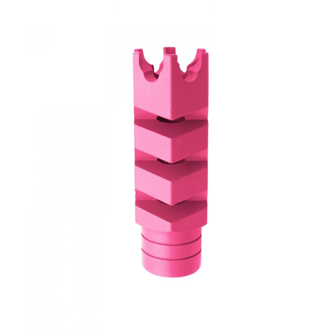 AR-15/.223/5.56 Shark Muzzle Brake 1/2x28 Pitch Thread - Cerakote Pink