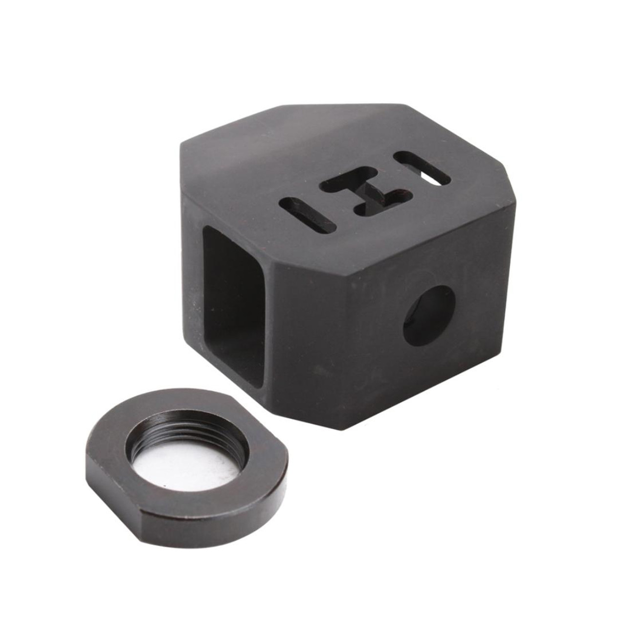 MCS AR-15/.223/5.56 HEX Compensator 1/2"x28 Thread Pitch 