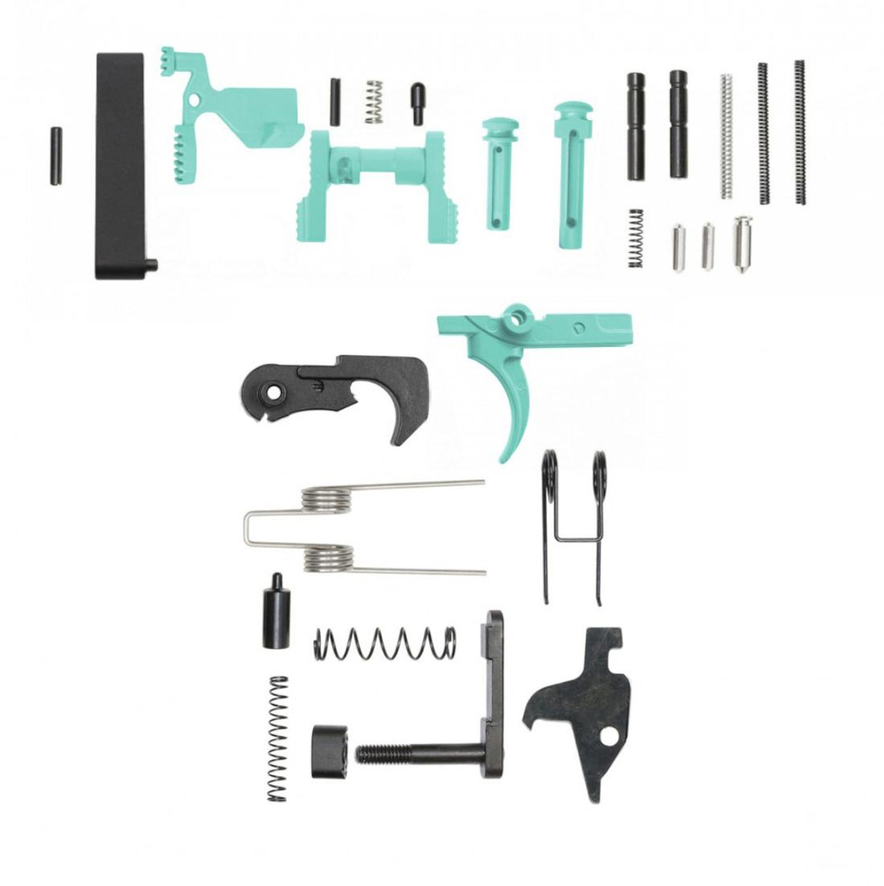 MCS AR-15 5.56 NATO 5'' PISTOL KIT - BILLET UPPER WITH 4'' HANDGUARD - V2 - CERAKOTE CAMO ROBINS EGG 